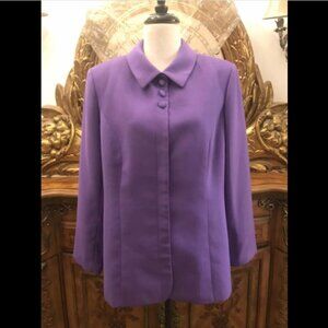 Michael DeGray, George Simonton Jacket Sz 14, Bust 43". Lined. Button Placket AL